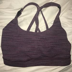 Purple Lulu Sports Bra